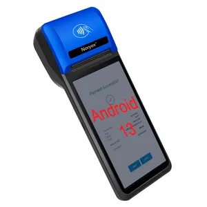 Android 13 Mobile Handheld NFC NB55 Pro 4G Wifi Smart Pos Android 13 Terminal 58MM Thermal Printing Handheld Pos