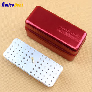 Porta File endodontico <span class=keywords><strong>Autoclave</strong></span> 72 fori con misura Endo Bur Box sterilizzazione in alluminio per ferri ferri File autoclavabili - Product Image 5