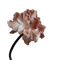 Fleurs artificielles en PU au toucher réel, gladiolus rétro, amaryllis artificiel, tige de gladiolus, arrangement pour vase à domicile, décoration pour mariage et événements