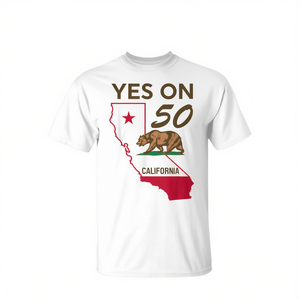 Camiseta promocional Yes On 50 California Bear - Product Image 2