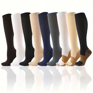 Sports Compression <b>Socks</b> Fitness Jump Rope Marathon Running Slim Leg Compression Stockings - Product Image 4