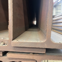 Profilé en acier en forme de H UPE, acier au carbone noir, colonne en H pour la construction d'entrepôts et les structures de soutien industrielles, aciéries