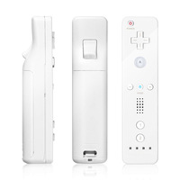 Fernbedienungs-Controller Nunchuck Gamepad für Nintendo Wii mit Silikonhülle