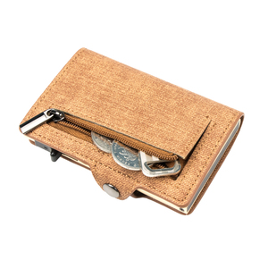 CASEKEY 2024 Custom <b>RFID</b> <b>Blocking</b> Ultra Slim Pop up Cardholder Billeteras Minimalista Portacarte in Alluminio Auto Eject <b>Wallet</b> - Product Image 3