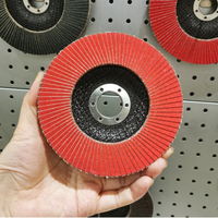 Produit de dureté élevée Persienne en corindon en céramique de 4.5 pouces Roue abrasive plate de 115*22mm
