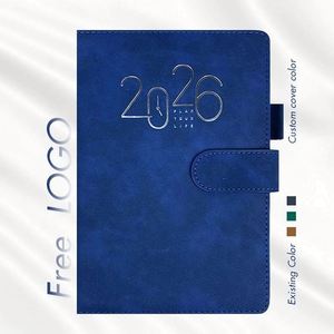 Agenda 2026 con Logotipo Personalizado, Diario A5, Impresión en Serigrafía sobre Plástico, Planificador Empresarial Económico, Cuaderno de Tapa Dura, Set de Regalo - Product Image 2