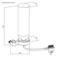 Pince AWS01-2H sur jardinière intelligente Kit d'arrosage automatique pour jardin d'herbes d'intérieur Pot de plantes intelligent Système de culture d'intérieur Décor à la maison