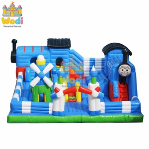 Parc de châteaux gonflables pour enfants et adultes, certifié CE, fabrication OEM disponible, directement de l'usine pour les événements, avec souffleur, résistant aux UV - Product Image 3