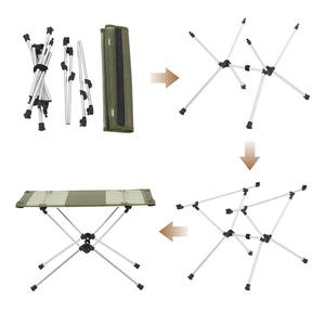 Outdoor Compact Aluminum Frame Foldable Backpacking <b>Table</b> Folding <b>Small</b> <b>Camping</b> <b>Table</b> for Picnic Beach - Product Image 3