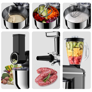 Appareils alimentaires <span class=keywords><strong>de</strong></span> <span class=keywords><strong>cuisine</strong></span> 5-en-1 Mixeur électrique multifonction sur socle Kitchen's Aid avec mixeur et hachoir à viande - Product Image 2