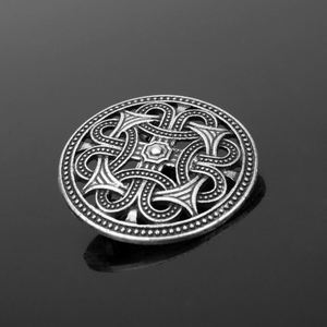 Broches de Dragón Vikingo de Alta Calidad, Broches Rúnicos Nórdicos, Joyería Talismán, Pin con Patrón de Flor Rúnica Medieval - Product Image 3