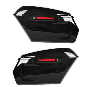 Sacoches de Moto V2 Hachées pour <span class=keywords><strong>Harley</strong></span> <span class=keywords><strong>Davidson</strong></span> Touring <span class=keywords><strong>Road</strong></span> <span class=keywords><strong>King</strong></span> <span class=keywords><strong>Road</strong></span> Glide Street Glide 2014-2023 - Product Image 2