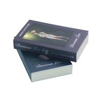 Cetak Novel Softcover Kustom, Buku Saku Jilid Lem, Sampul Laminasi Matte, Penerbitan Fiksi Romantis