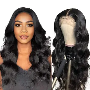 Cheap Buying Wavy Lace Front wigs 100% Virgin Mink Brazilian Human Hair Lace closure frontal Wig Wholesale Vendor