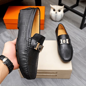 Zapatos Oxford de Negocios Duraderos con Parte Superior de Cuero Vacuno de Grano Completo, Entresuela de Látex Espumado, Suela Resistente y Forro de Tela Suave - Product Image 5