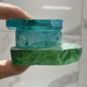 พลอยคิวบิกเซอร์โคเนียสีพาราอิบาแบบไม่เจียระไนสีใหม่ - Product Image 2