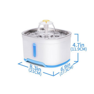 <span class=keywords><strong>Fontaine</strong></span> <span class=keywords><strong>à</strong></span> <span class=keywords><strong>eau</strong></span> automatique pour animaux de compagnie sans BPA de 2,5 l/84 oz <span class=keywords><strong>avec</strong></span> plateau en acier inoxydable, 4 modes de flux, distributeur d'<span class=keywords><strong>eau</strong></span> pour <span class=keywords><strong>chat</strong></span> - Product Image 3