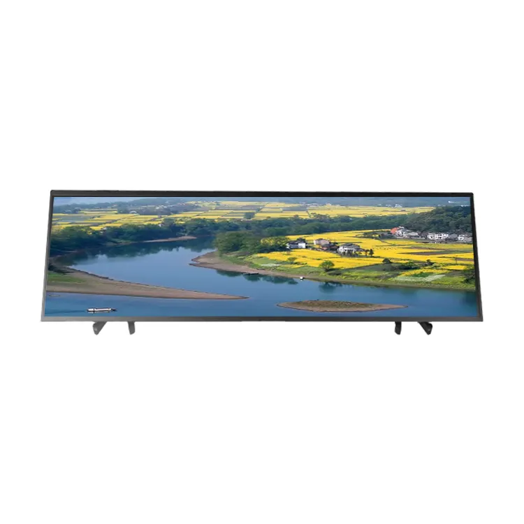 Reclame Strip Stretch Brede 37 Inch Plank Rand Stetched Ultra Dunne Lcd Bar Scherm Wandmontage Uitgerekt Lcd Monitor