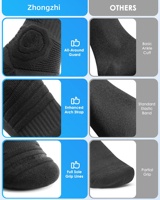 Chaussettes de sport de basketball personnalisées par le fabricant, logo de designer, anti-odeur, hommes, noir, sport, Coolmax Elite, compression, chaussettes de course