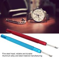 Reloj de aleación de aluminio, prensatelas de mano, hora y hora, ajuste de presión de segunda mano, herramienta de reparación para relojero, 2 uds.