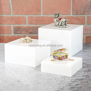 Stand Shelf for Catering Collectibles Jewelry Figures Show Acrylic Cube Display Nesting Risers