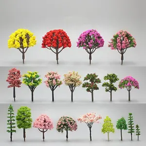 Mini bonsaï plante verte artificielle Offre Spéciale, faux arbres faits à la main en plastique d'intérieur, souhait d'une décoration de la maison, C2194