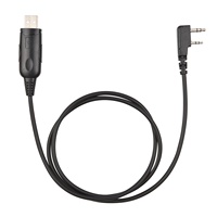 Cable de Programación USB con Conector USB-A a 2 Pines Compatible con Walkie-talkies Baofeng UV-5R/UV-985/UV-3R