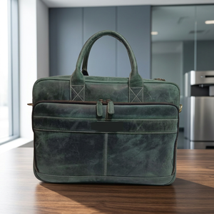 Genuine Leather Laptop Briefcase B S International Men Women Stylish Korean Lightweight Durable Waterproof Large Capacity Made - Product Image 1