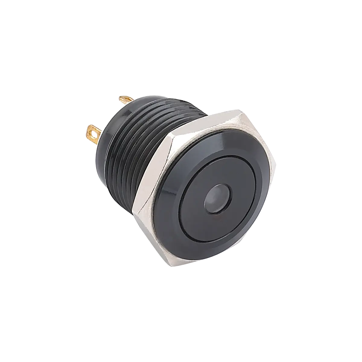 ONPOW 16mm spot işıklı paslanmaz çelik basma düğmesi (GQ16F -10D/A) (CE,CCC,ROHS,REECH)