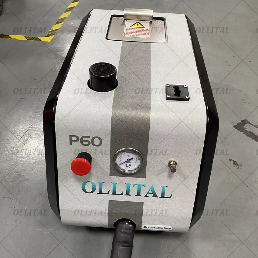 dry ice blasting machine gun