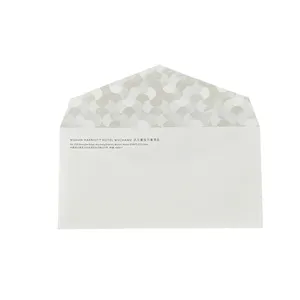 Amplop kertas kraft kartu ucapan undangan tas cetak perusahaan iklan tebal gaya Barat amplop putih