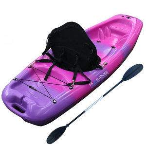 Pequeño joven se sienta en Top Wave Kayak Niños Canoa Barco termoformado de plástico duro para la venta - Product Image 3