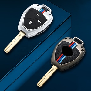 Nhanh chóng vận chuyển cho TOYOTA Key <span class=keywords><strong>Fob</strong></span> trường hợp kẽm hợp kim Silicone <span class=keywords><strong>3</strong></span> nút điều khiển từ xa phổ chìa khóa xe <span class=keywords><strong>Fob</strong></span> toy43 với logo Sticker - Product Image 4