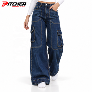 Jeans de Mujer al por Mayor, Jeans Cigarette de Mezclilla Elástica para Minoristas de Moda, Suministro de Marca Privada con Logotipo Personalizado - Product Image 4