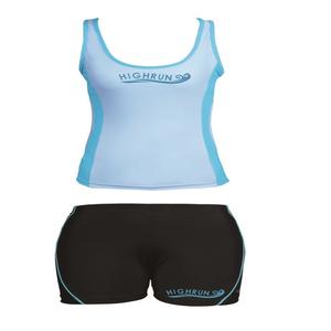 Costumi da bagno esotici giallo e blu Sexy Bikini Set di un pezzo elegante costumi da bagno per il nuoto di allenamento - Product Image 5