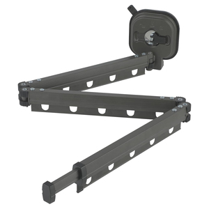 High Quality Indoor Aluminum Wall Mount Foldable Rust Resistant Space Saving Multi-function Classic Modern <b>Drying</b> <b>Rack</b> - Product Image 1
