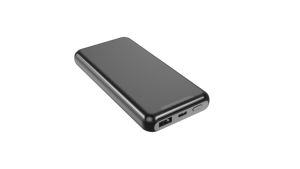 แบตเตอรี่สำรองพกพาขนาด 10000mAh ดีไซน์บางเฉียบ พร้อมสายชาร์จคู่ในตัว - Product Image 2