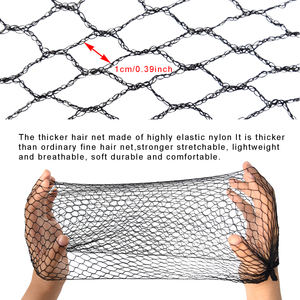 12 Redes <span class=keywords><strong>para</strong></span> <span class=keywords><strong>el</strong></span> Cabello de Nailon de 20 Pulgadas, 100D, Negras, Más Gruesas, Invisibles, Suaves y <span class=keywords><strong>El</strong></span>ásticas, <span class=keywords><strong>para</strong></span> Moños, Bailarinas de <span class=keywords><strong>Ballet</strong></span> y Servicio de Alimentos - Product Image 3