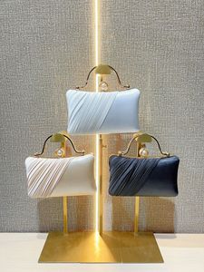 Celebrity Women's Evening Dinner Clutch Bag Crossbody <b>Small</b> Polyester <b>Pillow</b> Shape Closure Hard Daily Use Handbag Tanjing - Product Image 4