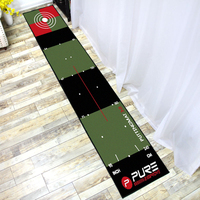 3D Indoor Winter Golf Schlag- und Putting-Matte aus Kunstrasen
