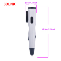 Kit Pena Cetak 3D 3DLNK Kontrol Kecepatan Tanpa Tingkat 1.75mm PLA2M20COLOR Filamen Kerajinan Anak Proyek Seni Pembuatan Model Desain DIY