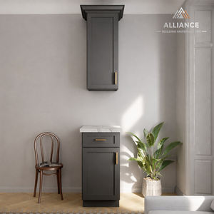 Gabinetes de Cocina Estilo Shaker en Grafito |   EE. UU. Inventario de Almacén para Contratistas y Constructores |   Gabinetes de Cocina Americanos Modernos RTA - Product Image 1