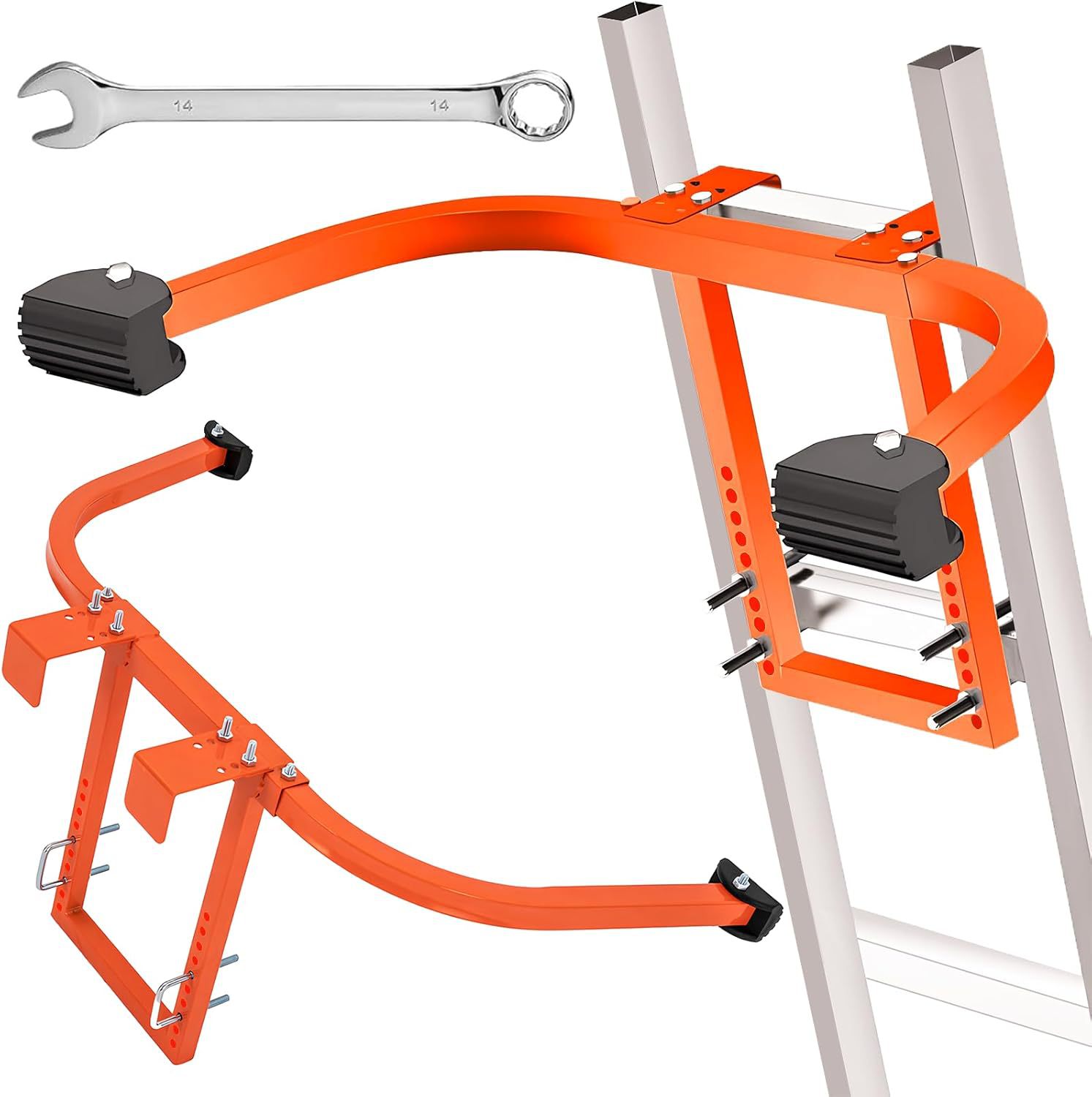 VEVOR 2 In 1 Ladder Stabilizer Extension Wall Standoff Hook Roof
