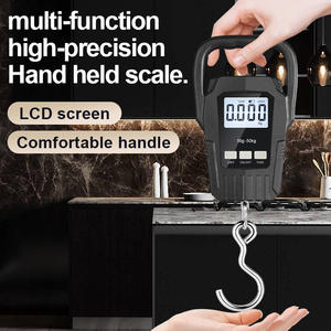 Báscula portátil pequeña, báscula electrónica portátil, exprés para comprar verduras, báscula electrónica de resorte - Product Image 2