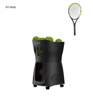Lanzador de Pelotas de Pádel PUSUN Galaxy Elite, Robot de Tenis con Conexión Bluetooth, Sistema de Entrenamiento Recargable de Grado Profesional