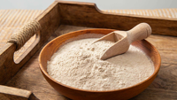 QINSHANTANG Vente en gros en vrac de qualité alimentaire Poudre de cosse de psyllium Poudre de cosse de psyllium organique moulue pure naturelle