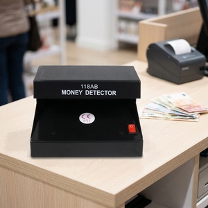 Mini Detector de Billetes Portátil AD-118 con Luz UV para África Occidental, <span class=keywords><strong>Dólar</strong></span> Estadounidense, Euro, Lámpara de Detección, Modelo de Escritorio - Product Image 5