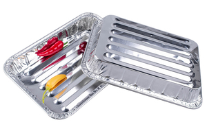 <span class=keywords><strong>Plateau</strong></span> de Barbecue en aluminium <span class=keywords><strong>jetable</strong></span>, pièces, <span class=keywords><strong>plateau</strong></span> de grande taille pour Bbq, poêle pour aliments - Product Image 4