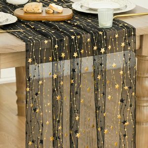 Runner da Tavola Personalizzato in Poliestere 100% Riutilizzabile, 10 Piedi, con Glitter Metallizzato, per Matrimoni e Anniversari - Product Image 4
