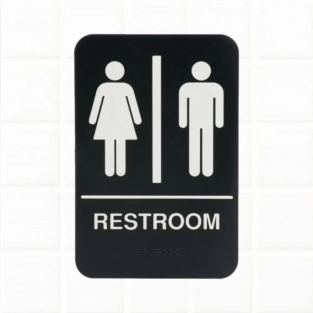 卸売PP段ボールシート男性と女性のトイレ看板コロプラストプラスチックトイレ看板